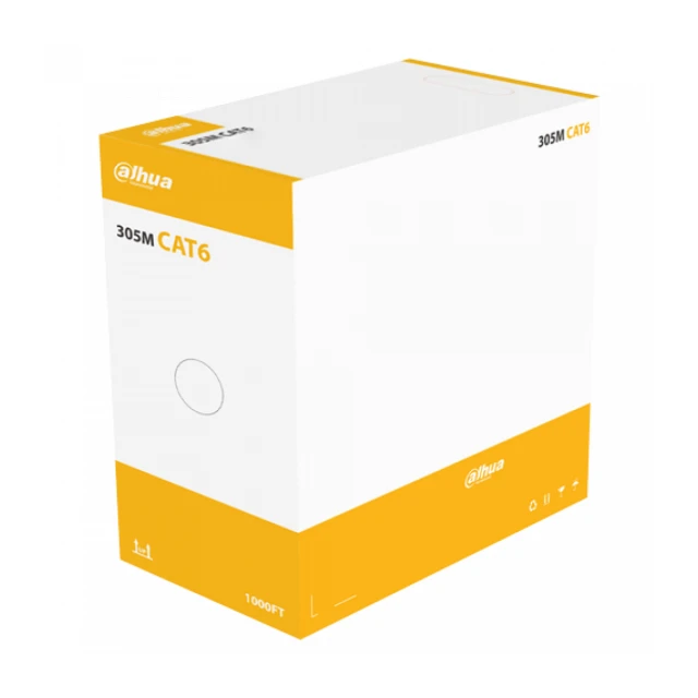 Dahua PFM920-6F FTP CAT6 Outdoor kabl, Crna boja (pakovanje 305m)