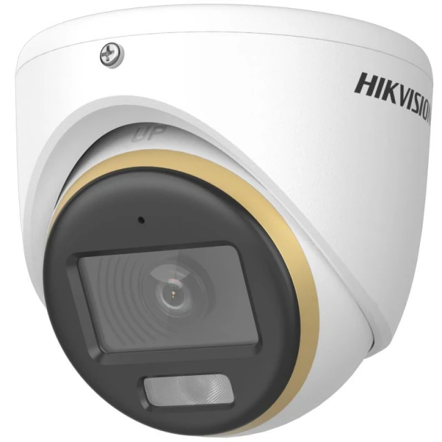 Hikvision DS-2CE70DF3T-LMFS ColorVU 2MP HD-TVI turret kamera sa Pametnom Hibridnom rasvetom, WDR130dB