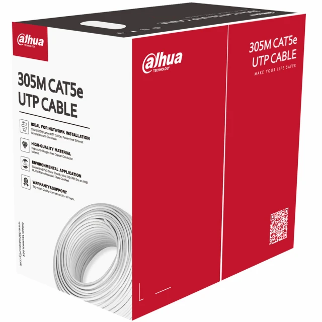 Dahua PFM920I-5EUN, UTP KABL CAT 5E (pakovanje 305m)