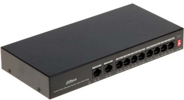 Dahua PFS3010-8ET-65 PoE switch sa 8 PoE+2UP link porta, 65W Dahua