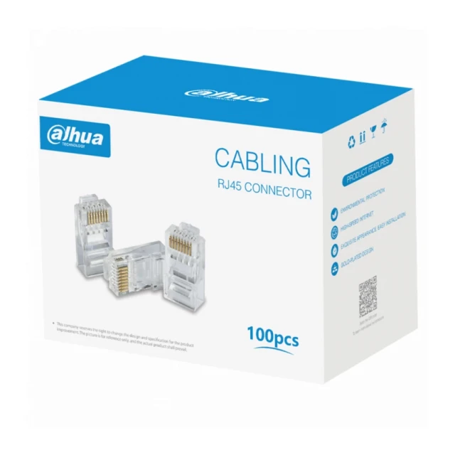 Dahua PFM976-531 -RJ45 CAT5/5E, konektori - pakovanje 100 komada