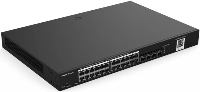 Ruijie RG-NBS3100-24GT4SFP-P, 24-Portni Gigabit L2 upravljivi PoE Switch 24Bbit+4SFP