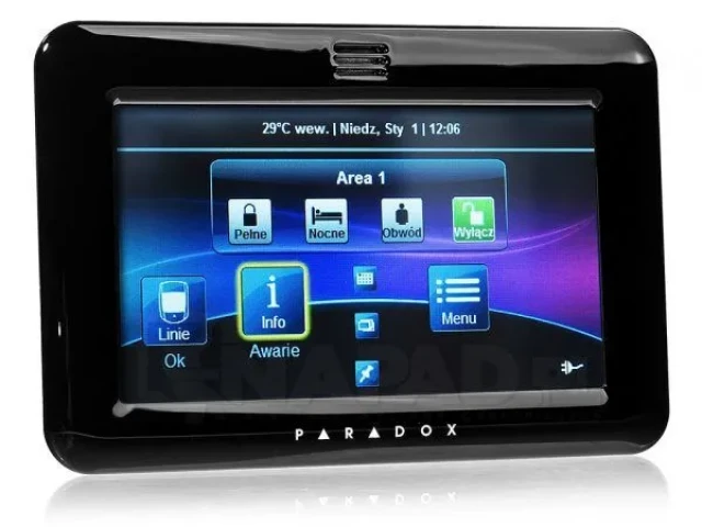 Paradox TM-50, Touch Screen sifrator crni MA~132589