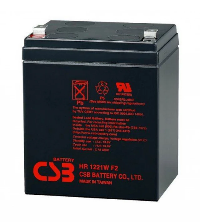 CSB HR1221 12V/5Ah akumulator MA~201222