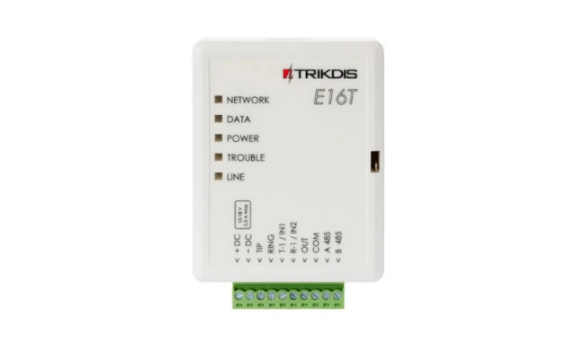 Trikdis E16T Ethernet LAN internet komunikator za alarmni sistem MA~200677