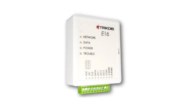 Trikdis E16 Ethernet LAN internet komunikator za alarmni sistem MA~200678